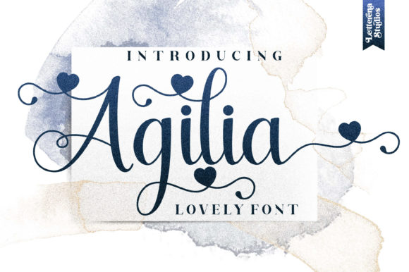 Agilia Font Review: A Delicate Script for Campaign Design
