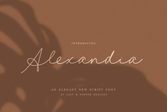 Alexandia: A Handwritten Font with Genuine Flow and Purpose
