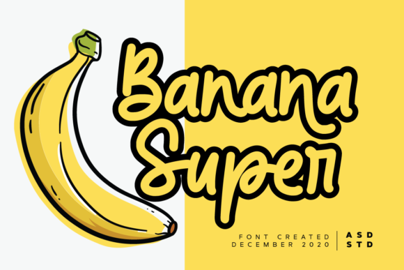 Banana Super: A Handwritten Typeface for Digital Marketing Impact