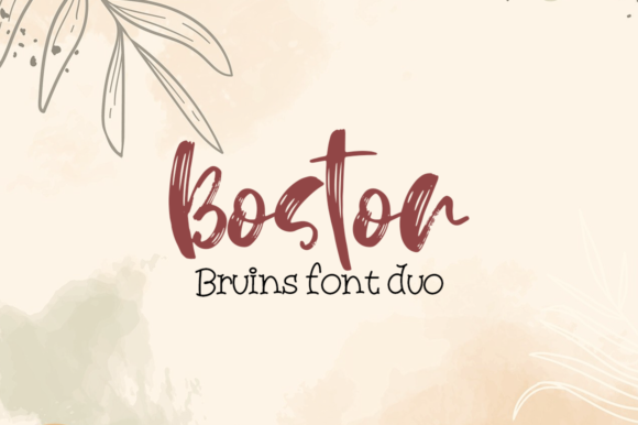 Boston Bruins: A Duo Font That Elevates Marketing Visuals