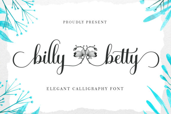 Bring Romance to Your Handmade Products with Billy Betty Calligraphy Font