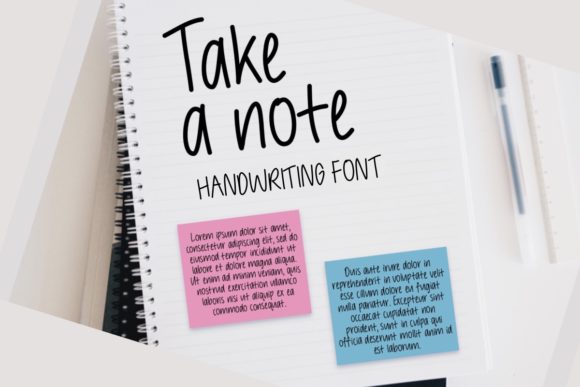 Crafting with Take a Note: A Handwritten Font That Feels Like You