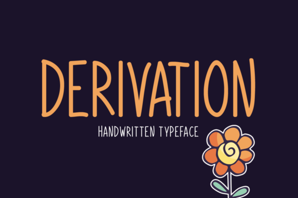 Derivation: A Handwritten Font for Editorial Design