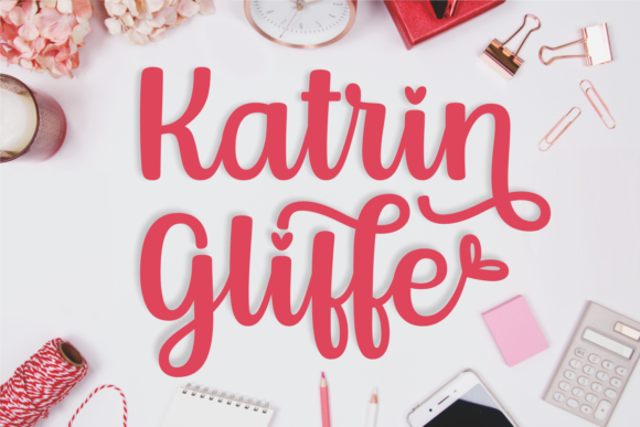 Finding the Right Balance with Katrin Gliffe Script Font