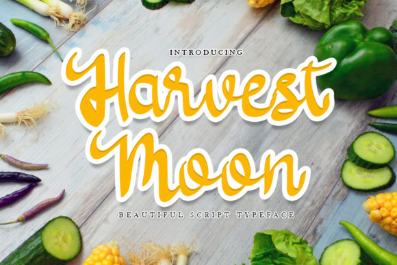 Harvest Moon: A Handwritten Typeface for Editorial and Publication Design