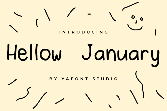 Hello January Font Brings Handcrafted Charm to Your Product Designs