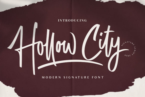Hollow City: A Script Font That Elevates Digital Campaigns