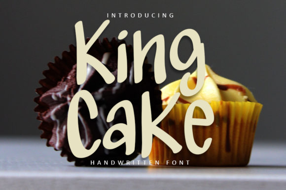 King Cake: A Handwritten Font for Crafters Who Want Authentic Appeal
