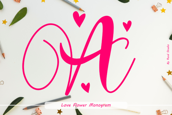 Love Flower Monogram Review: A Script Font That Delivers in Real Campaigns