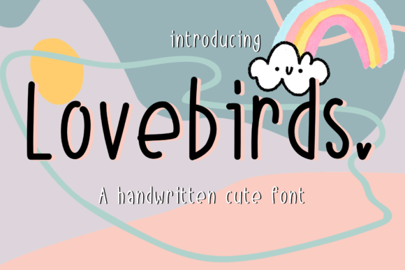 Lovebirds Font: Handwritten Charm for Editorial Design
