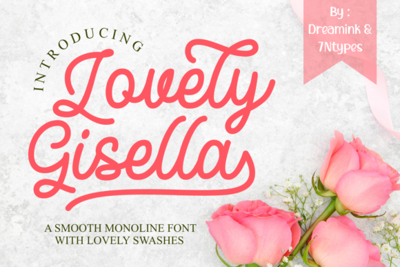 Lovely Gisella: A Handwritten Font for Handmade Product Design