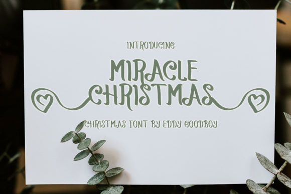 Miracle Christmas Font: A Whimsical Script for Brand Charm
