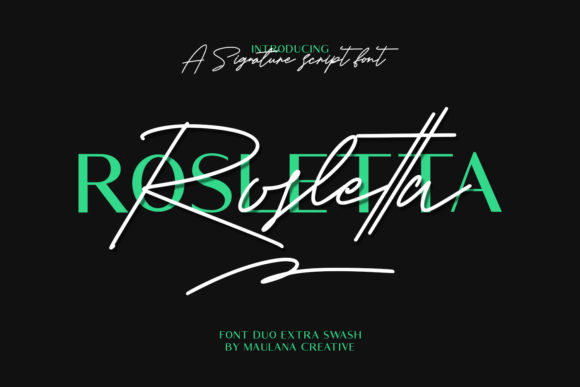 Rosletta: A Duo Font That Helps Small Brands Look Polished and Purposeful