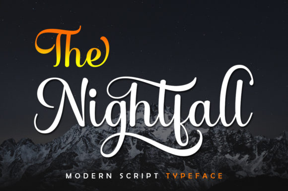 The Nightfall: A Script Font That Brings Elegance to Editorial Design